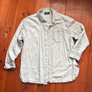 NWOT Able Harris denim button down